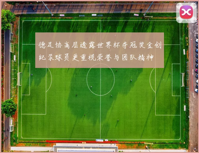 德足协高层透露世界杯夺冠奖金创纪录球员更重视荣誉与团队精神